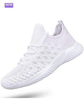 Womens Breathable Mesh Walking Sneakers Running Tennis Shoes